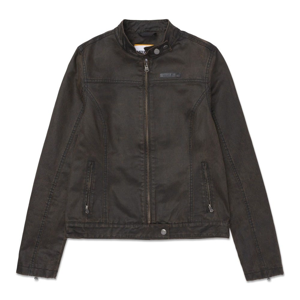 Casaca Mujer Waxed Moto