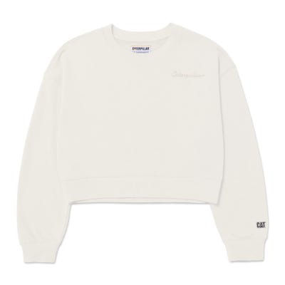 Chompa Mujer Relaxed French Terry Crew