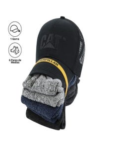 Pack Gorro + 6 Medias Hombre