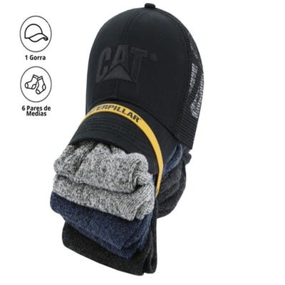 Pack Gorro + 6 Medias Hombre