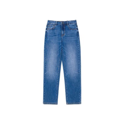 Pantalón Mujer Denim High-rise Straight