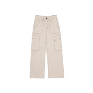 Pantalón Mujer Denim Relaxed Cargo