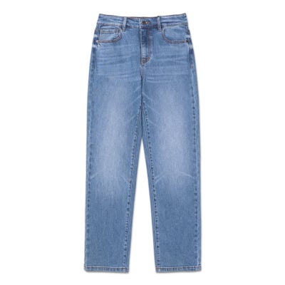Pantalón Mujer Denim High-rise Straight
