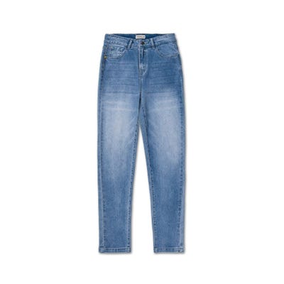 Pantalón Jean Mujer Triblend Stretch Denim Mid-Rise Skinny