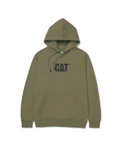 Polera Hombre Fleece Cat Logo Pullover