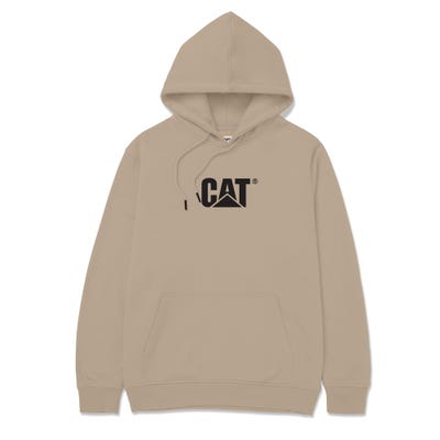Polera Hombre Fleece Cat Logo Pullover